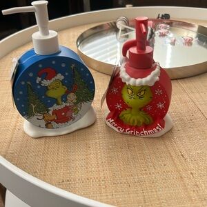 Set of two soap dispensers new